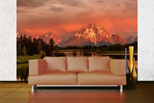 Vlies Fototapete - Grand Teton 375 x 250 cm